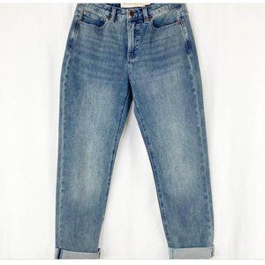 Soft Surroundings The Ultimate Girlfriend Jeans Cuffed Straight Size 8